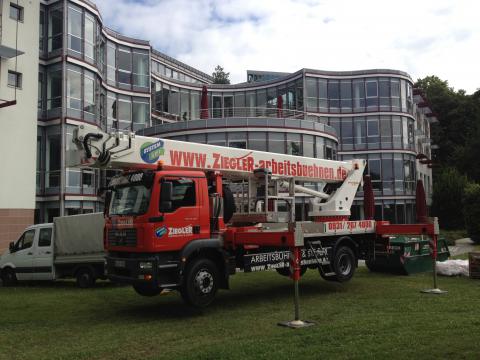 Wartung Deutsche Bundesbank - 42m Hubsteiger