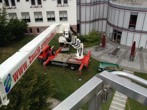 Wartung Deutsche Bundesbank - 42m Hubsteiger